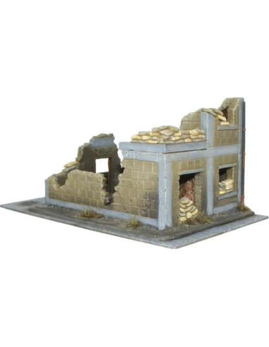 Casa en Ruinas Warlord Games 1:56 WWII Diorama 30x20 cm