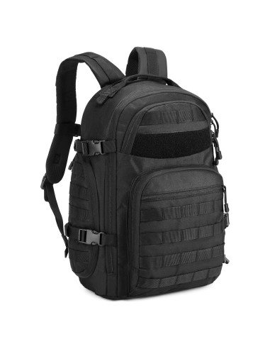 CamGo Mochila Táctica MOLLE 25L Negra para Senderismo