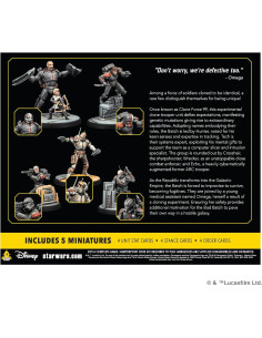 Star Wars Shatterpoint Paquete Clone Force 99 - Juego de Miniaturas 2