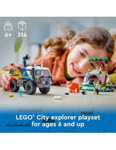 LEGO City Explorador Selva Camión Todo Terreno 314 Piezas 2