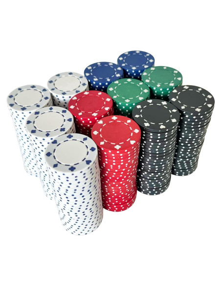 Fichas de Póker SEETOOOGAMES 100 Piezas 11.5g 40mm