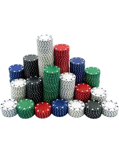 Fichas de Póker SEETOOOGAMES 100 Piezas 11.5g 40mm