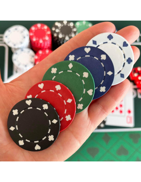 Fichas de Póker SEETOOOGAMES 100 Piezas 11.5g 40mm