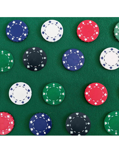 Fichas de Póker SEETOOOGAMES 100 Piezas 11.5g 40mm
