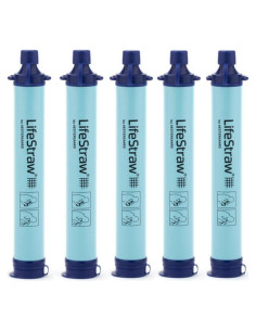 Filtro de Agua LifeStraw para Camping y Emergencias - Paquete de 5