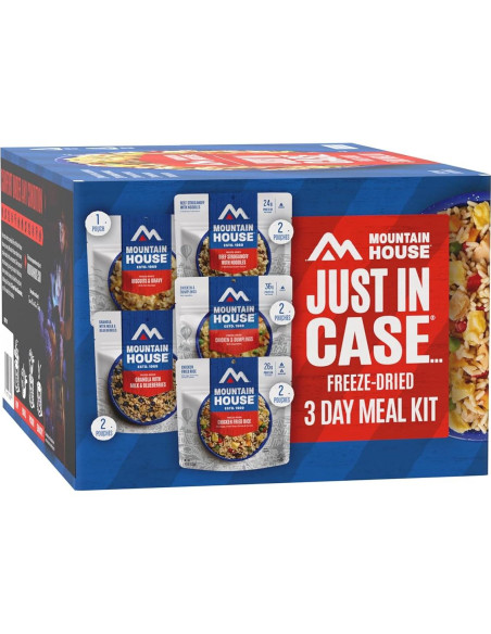 Alimentos de Emergencia Mountain House 3 Días 18 Porciones