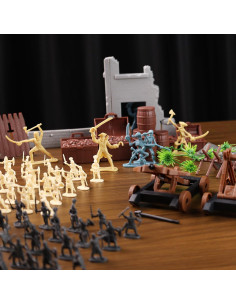 Juego de Soldados Militares 310PCS 3 Nutrias - Castillo Pirata 2