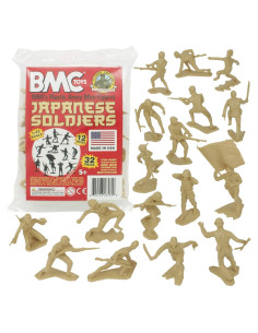 Soldados de Plástico BMC Japoneses Imperiales - 32 figuras