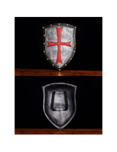 Escudo Medieval Templario Bonita Compra 53x36 cm Decoración 2