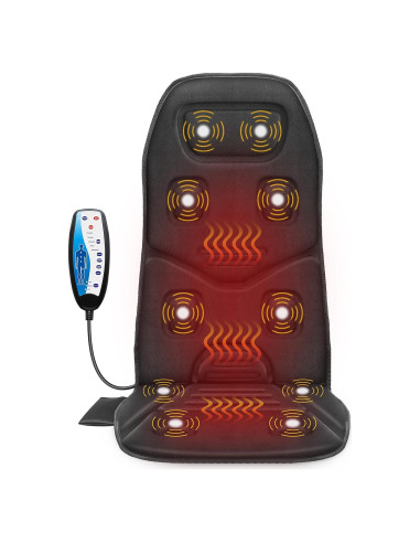 Cojín de Masaje COMFIER CF-2206 con Calor y Vibración