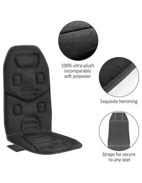 Cojín de Masaje COMFIER CF-2206 con Calor y Vibración