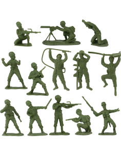 Set de Soldados de Plástico BMC WW2 Día D - 34 Figuras 2