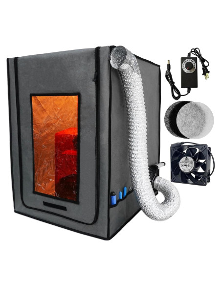 Cubierta para Impresora 3D POLISI3D con Ventilador y Filtro