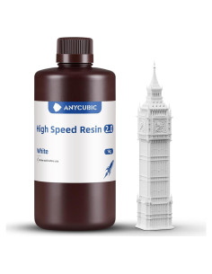 Resina 3D Alta Velocidad ANYCUBIC 2.0 1kg Blanca