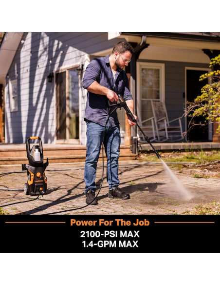 Lavadora a Presión Eléctrica LawnMaster LT306-1800C 2100 PSI