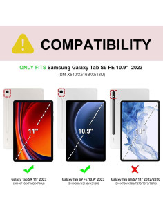 Funda Teclado Samsung Galaxy Tab S9 FE 10.9" Rosa 2