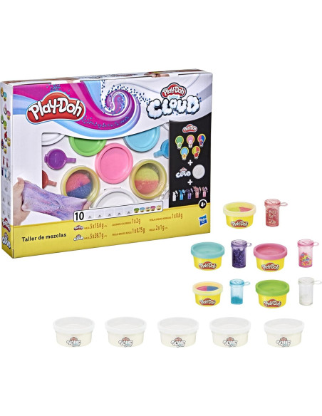 Kit de Mezcla Play-Doh DIY 10 Latas para Niños 4 Años Kit de Mezcla Play-Doh DIY 10 Latas para Niños 4 Años