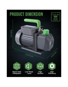 Bomba de Vacío Lichamp 3.5 CFM 1/4 HP para HVAC 2