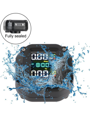 Sistema de Alarma LEEPEE para Neumáticos de Motocicleta, LCD