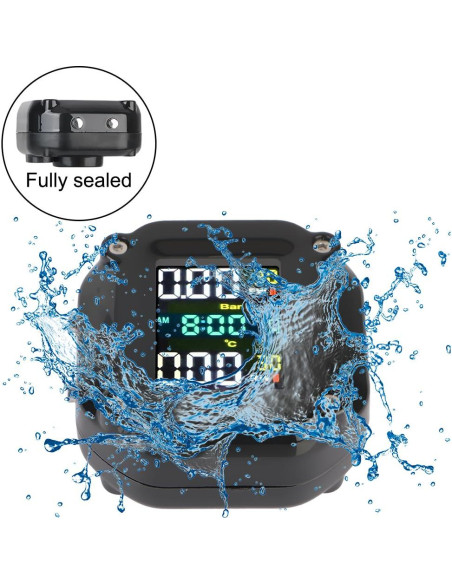 Sistema de Alarma LEEPEE para Neumáticos de Motocicleta, LCD