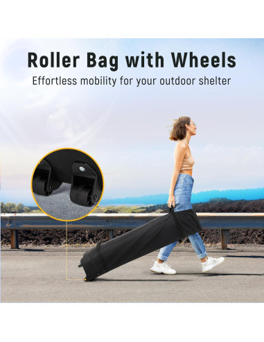 Carpa Pop Up Vibemo 3 Alturas Ajustables Impermeable 10x10