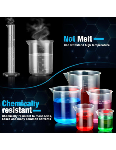 Cilindros y Vasos Medidores Moveland 10-1000ml con Pipetas