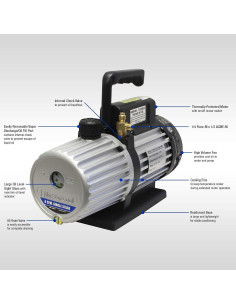 Bomba de Vacío Mastercool 6 CFM 90066-B 1/3 HP 2