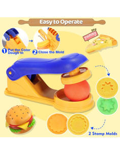 Juego de Plastilina Colorida Crelloci 41 PZS para Niños 2