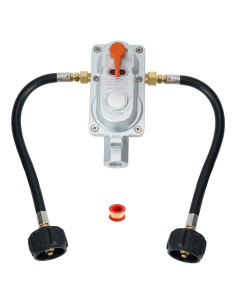 Regulador de Propano Skyflame RV Doble Etapa con 2 Mangueras