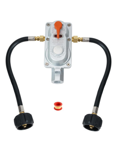 Regulador de Propano Skyflame RV Doble Etapa con 2 Mangueras