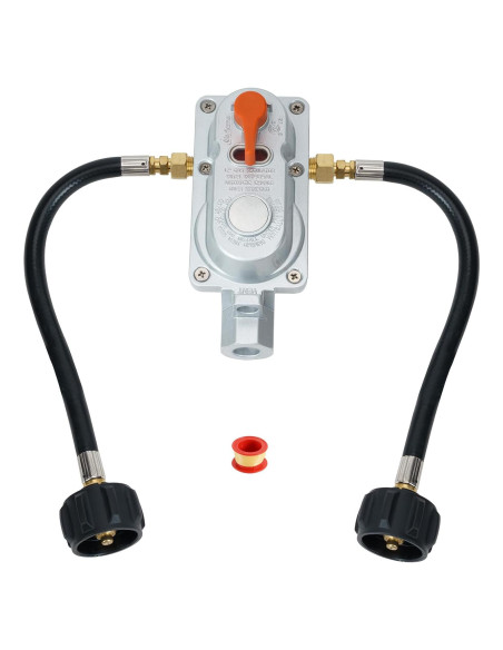 Regulador de Propano Skyflame RV Doble Etapa con 2 Mangueras