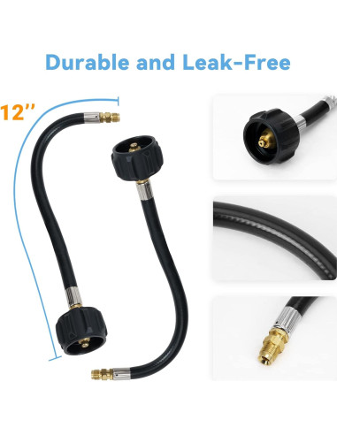 Regulador de Propano Skyflame RV Doble Etapa con 2 Mangueras