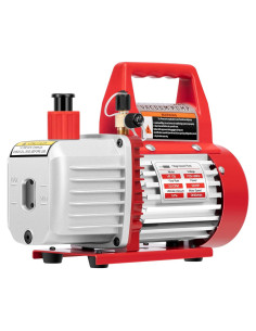 Bomba de Vacío VIVOHOME 1/4 HP 3.5 CFM Roja Portátil