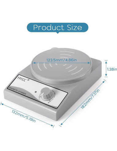 Agitador Magnético HYCC MX-3K 3000 RPM 3000ml