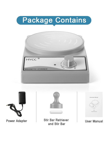 Agitador Magnético HYCC MX-3K 3000 RPM 3000ml