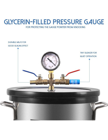 Kit de Cámara de Vacío PB Motor Tech 11.4L con Tapa de Vidrio