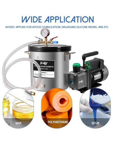 Kit de Cámara de Vacío PB Motor Tech 11.4L con Tapa de Vidrio