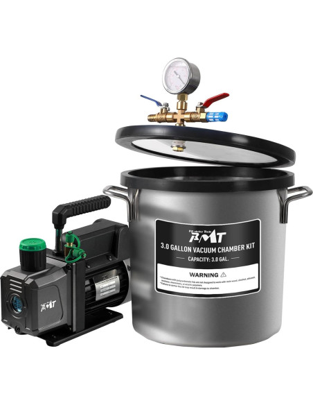 Kit de Cámara de Vacío PB Motor Tech 11.4L con Tapa de Vidrio