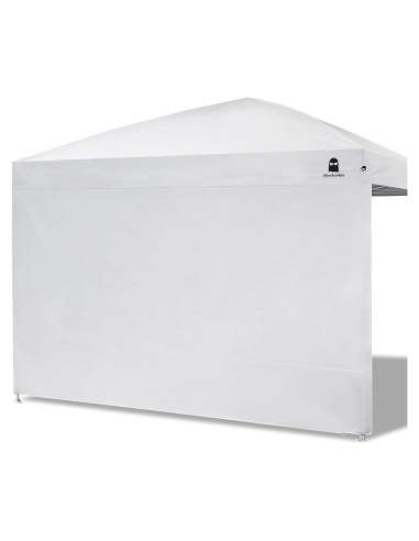 Pared lateral de sombra MordenApe para carpa 3x3m blanca