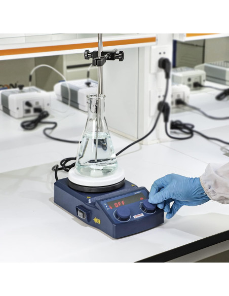 Placa Calentadora Magnética FOUR E'S 5" 280C 5L Agitador