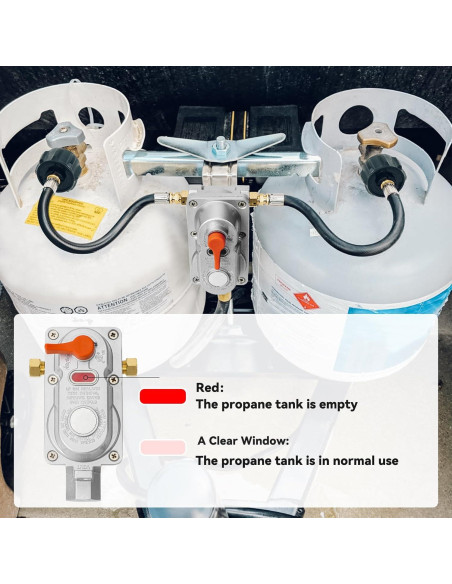 Regulador de Propano Skyflame 2 Etapas con Mangueras 45,72 cm