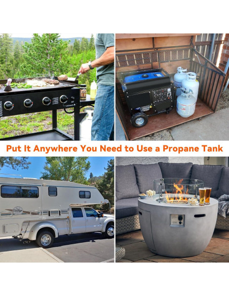 Regulador de Propano Skyflame 2 Etapas con Mangueras 45,72 cm