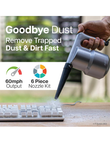 Soplador de aire IT Dusters AirTec Tipo 3 350W 0.68kg