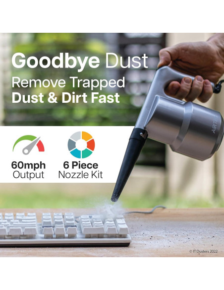 Soplador de aire IT Dusters AirTec Tipo 3 350W 0.68kg