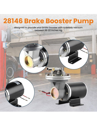 Bomba de Vacío Eléctrica 12V maXpeedingrods para Frenos