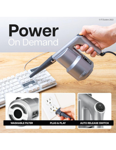 Soplador de aire IT Dusters AirTec Tipo 3 350W 0.68kg