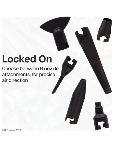 Soplador de aire IT Dusters AirTec Tipo 3 350W 0.68kg