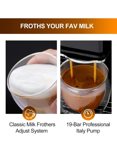 Mcilpoog Máquina de Café Espresso Automática 13kg WS-202