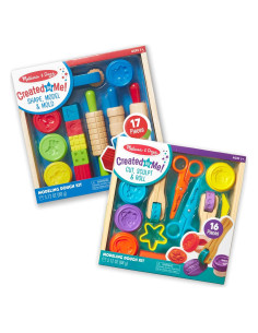 Juego de Arcilla Melissa & Doug - 2 Kits Creativos 3+