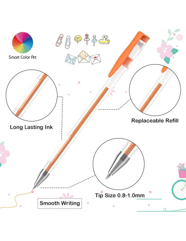 Juego de 320 bolígrafos de gel Smart Color Art 160 colores